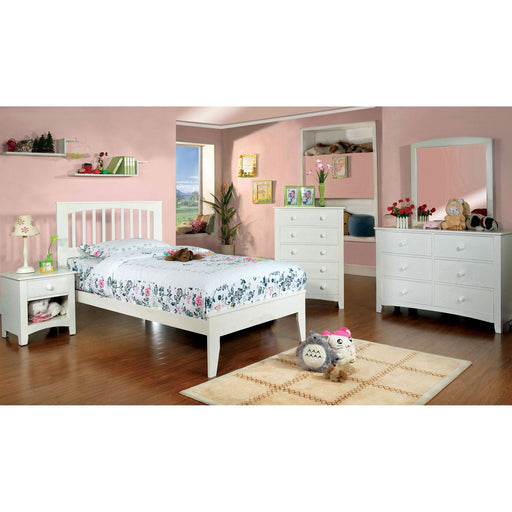 Pine Brook White 4 Pc. Twin Bedroom Set - Premium Bedroom Set from FOA East - Just $1029.60! Shop now at Furniture Wholesale Plus  We are the best furniture store in Nashville, Hendersonville, Goodlettsville, Madison, Antioch, Mount Juliet, Lebanon, Gallatin, Springfield, Murfreesboro, Franklin, Brentwood