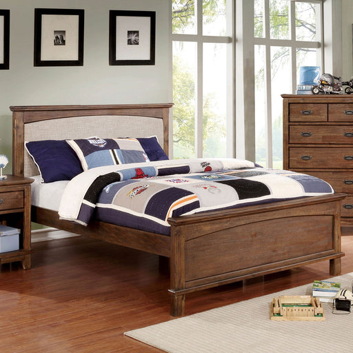 Colin Dark Oak Twin Bed - Premium Bed from FOA East - Just $466.05! Shop now at Furniture Wholesale Plus  We are the best furniture store in Nashville, Hendersonville, Goodlettsville, Madison, Antioch, Mount Juliet, Lebanon, Gallatin, Springfield, Murfreesboro, Franklin, Brentwood