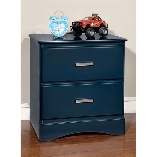 PRISMO Blue Night Stand - Premium Nightstand from FOA East - Just $163.80! Shop now at Furniture Wholesale Plus  We are the best furniture store in Nashville, Hendersonville, Goodlettsville, Madison, Antioch, Mount Juliet, Lebanon, Gallatin, Springfield, Murfreesboro, Franklin, Brentwood