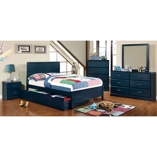 PRISMO Blue 4 Pc. Twin Bedroom Set - Premium Bedroom Set from FOA East - Just $984.75! Shop now at Furniture Wholesale Plus  We are the best furniture store in Nashville, Hendersonville, Goodlettsville, Madison, Antioch, Mount Juliet, Lebanon, Gallatin, Springfield, Murfreesboro, Franklin, Brentwood