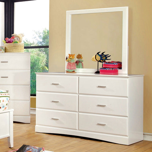 PRISMO White Dresser - Premium Dresser from FOA East - Just $444.60! Shop now at Furniture Wholesale Plus  We are the best furniture store in Nashville, Hendersonville, Goodlettsville, Madison, Antioch, Mount Juliet, Lebanon, Gallatin, Springfield, Murfreesboro, Franklin, Brentwood