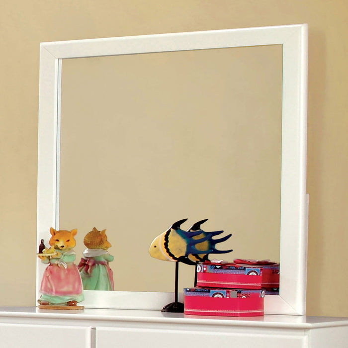 PRISMO White Mirror - Premium Mirror from FOA East - Just $95.55! Shop now at Furniture Wholesale Plus  We are the best furniture store in Nashville, Hendersonville, Goodlettsville, Madison, Antioch, Mount Juliet, Lebanon, Gallatin, Springfield, Murfreesboro, Franklin, Brentwood