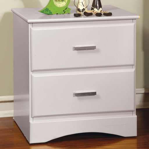 PRISMO White Night Stand - Premium Nightstand from FOA East - Just $163.80! Shop now at Furniture Wholesale Plus  We are the best furniture store in Nashville, Hendersonville, Goodlettsville, Madison, Antioch, Mount Juliet, Lebanon, Gallatin, Springfield, Murfreesboro, Franklin, Brentwood