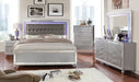 Brachium Silver 5 Pc. Queen Bedroom Set w/ 2NS - Premium Bedroom Set from FOA East - Just $2605.20! Shop now at Furniture Wholesale Plus  We are the best furniture store in Nashville, Hendersonville, Goodlettsville, Madison, Antioch, Mount Juliet, Lebanon, Gallatin, Springfield, Murfreesboro, Franklin, Brentwood