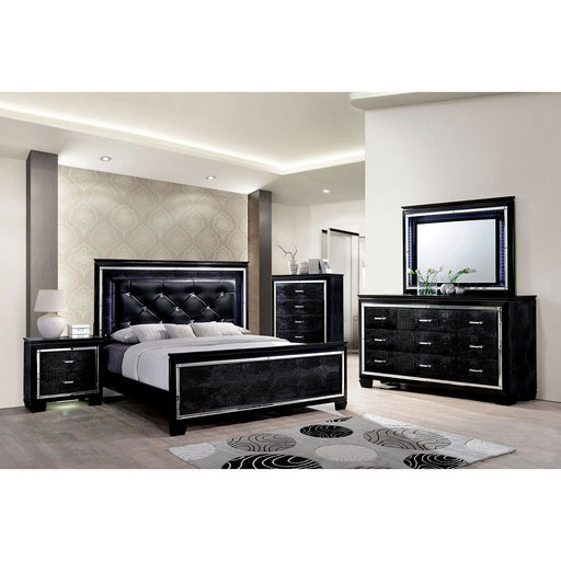 BELLANOVA Black 5 Pc. Queen Bedroom Set w/ 2NS - Premium Bedroom Set from FOA East - Just $3213.60! Shop now at Furniture Wholesale Plus  We are the best furniture store in Nashville, Hendersonville, Goodlettsville, Madison, Antioch, Mount Juliet, Lebanon, Gallatin, Springfield, Murfreesboro, Franklin, Brentwood