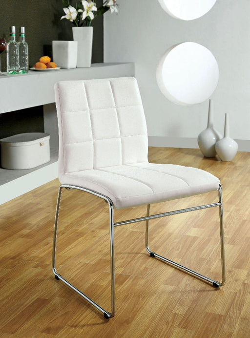 Oahu White Side Chair - Premium Dining Chair from FOA East - Just $306.15! Shop now at Furniture Wholesale Plus  We are the best furniture store in Nashville, Hendersonville, Goodlettsville, Madison, Antioch, Mount Juliet, Lebanon, Gallatin, Springfield, Murfreesboro, Franklin, Brentwood