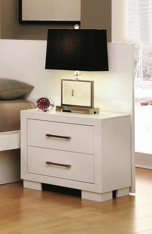 Jessica Contemporary White Nightstand - Premium Ns Panel (pair) from Coaster Z2 Standard - Just $124! Shop now at Furniture Wholesale Plus  We are the best furniture store in Nashville, Hendersonville, Goodlettsville, Madison, Antioch, Mount Juliet, Lebanon, Gallatin, Springfield, Murfreesboro, Franklin, Brentwood