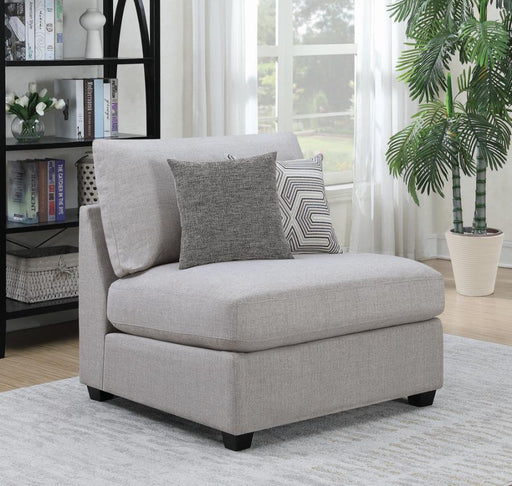 Cambria Upholstered Armless Chair Grey - Premium Armless Chair from Coaster Z2 Standard - Just $458! Shop now at Furniture Wholesale Plus  We are the best furniture store in Nashville, Hendersonville, Goodlettsville, Madison, Antioch, Mount Juliet, Lebanon, Gallatin, Springfield, Murfreesboro, Franklin, Brentwood
