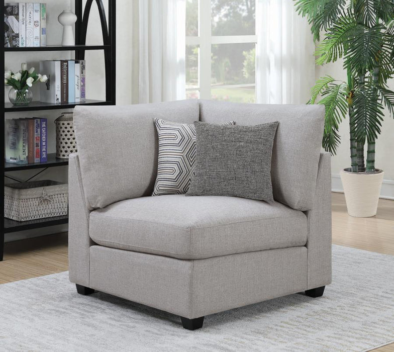 Cambria Corner Grey - Premium Corner Chair from Coaster Z2 Standard - Just $518! Shop now at Furniture Wholesale Plus  We are the best furniture store in Nashville, Hendersonville, Goodlettsville, Madison, Antioch, Mount Juliet, Lebanon, Gallatin, Springfield, Murfreesboro, Franklin, Brentwood