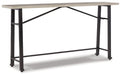 Karisslyn Long Counter Table - Premium Counter Height Table from Ashley Furniture - Just $261.44! Shop now at Furniture Wholesale Plus  We are the best furniture store in Nashville, Hendersonville, Goodlettsville, Madison, Antioch, Mount Juliet, Lebanon, Gallatin, Springfield, Murfreesboro, Franklin, Brentwood