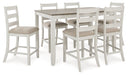 Skempton Counter Height Dining Table and Bar Stools (Set of 7) - Premium Counter Height Table from Ashley Furniture - Just $724! Shop now at Furniture Wholesale Plus  We are the best furniture store in Nashville, Hendersonville, Goodlettsville, Madison, Antioch, Mount Juliet, Lebanon, Gallatin, Springfield, Murfreesboro, Franklin, Brentwood