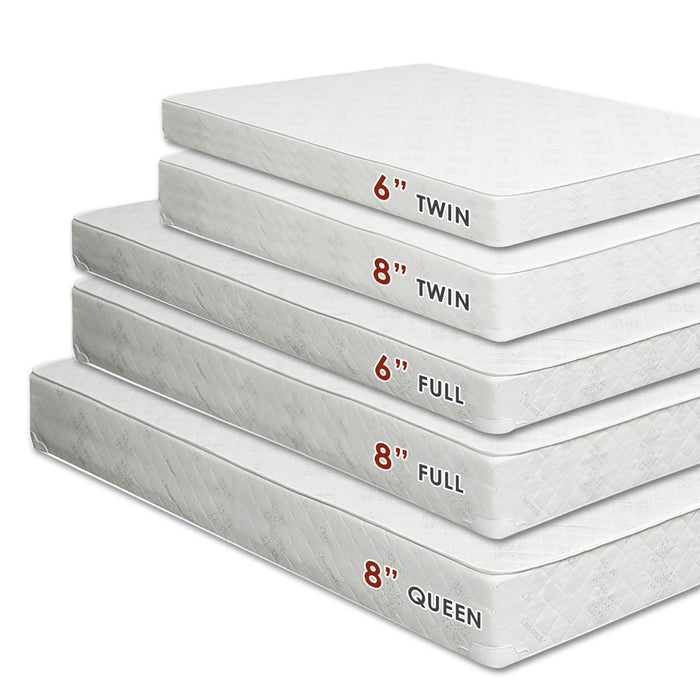Daisy White 6" Bunkie Board Combo Mattress, Full - Premium Mattress from FOA East - Just $374.40! Shop now at Furniture Wholesale Plus  We are the best furniture store in Nashville, Hendersonville, Goodlettsville, Madison, Antioch, Mount Juliet, Lebanon, Gallatin, Springfield, Murfreesboro, Franklin, Brentwood