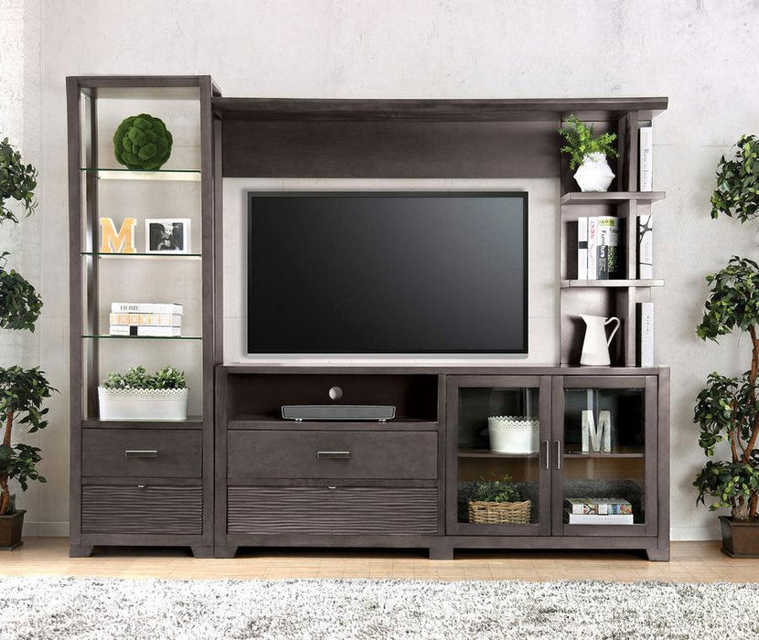 Tienen Gray TV Stand Set - Premium Entertainment Center from FOA East - Just $1872! Shop now at Furniture Wholesale Plus (Nashville,TN)  We are the best furniture store in Nashville, Hendersonville, Goodlettsville, Madison, Antioch, Mount Juliet, Lebanon, Gallatin, Springfield, Murfreesboro, Franklin, Brentwood