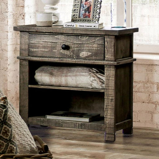 WOODBURN Night Stand, Ash Brown - Premium Nightstand from FOA East - Just $466.05! Shop now at Furniture Wholesale Plus  We are the best furniture store in Nashville, Hendersonville, Goodlettsville, Madison, Antioch, Mount Juliet, Lebanon, Gallatin, Springfield, Murfreesboro, Franklin, Brentwood