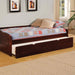 Sunset Cherry Daybed w/ Trundle, Cherry - Premium Daybed w/ Trundle from FOA East - Just $444.60! Shop now at Furniture Wholesale Plus  We are the best furniture store in Nashville, Hendersonville, Goodlettsville, Madison, Antioch, Mount Juliet, Lebanon, Gallatin, Springfield, Murfreesboro, Franklin, Brentwood