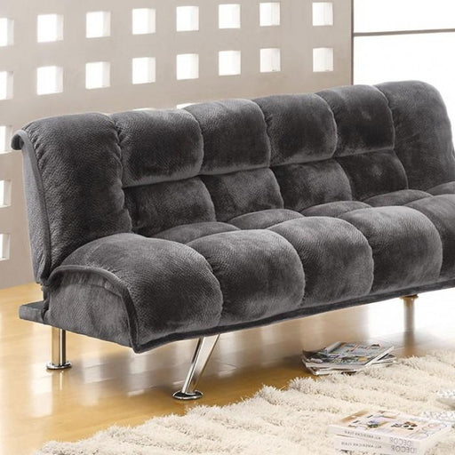 Marbelle Gray Futon, Gray - Premium Futon from FOA East - Just $491.40! Shop now at Furniture Wholesale Plus  We are the best furniture store in Nashville, Hendersonville, Goodlettsville, Madison, Antioch, Mount Juliet, Lebanon, Gallatin, Springfield, Murfreesboro, Franklin, Brentwood