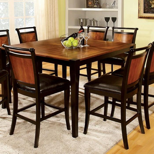 Salida II Espresso/Black Square Counter Ht. Table - Premium Dining Table from FOA East - Just $442.65! Shop now at Furniture Wholesale Plus  We are the best furniture store in Nashville, Hendersonville, Goodlettsville, Madison, Antioch, Mount Juliet, Lebanon, Gallatin, Springfield, Murfreesboro, Franklin, Brentwood