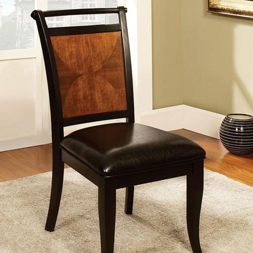 Salida I Espresso/Black Side Chair (2/CTN) - Premium Dining Chair from FOA East - Just $261.30! Shop now at Furniture Wholesale Plus  We are the best furniture store in Nashville, Hendersonville, Goodlettsville, Madison, Antioch, Mount Juliet, Lebanon, Gallatin, Springfield, Murfreesboro, Franklin, Brentwood