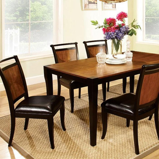 Salida I Espresso/Black Dining Table - Premium Dining Table from FOA East - Just $368.55! Shop now at Furniture Wholesale Plus  We are the best furniture store in Nashville, Hendersonville, Goodlettsville, Madison, Antioch, Mount Juliet, Lebanon, Gallatin, Springfield, Murfreesboro, Franklin, Brentwood