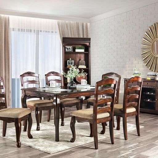 Townsville Dark Walnut 78" Dining Table - Premium Dining Table from FOA East - Just $514.80! Shop now at Furniture Wholesale Plus  We are the best furniture store in Nashville, Hendersonville, Goodlettsville, Madison, Antioch, Mount Juliet, Lebanon, Gallatin, Springfield, Murfreesboro, Franklin, Brentwood