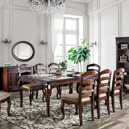 Townsville Dark Walnut 9 Pc. Dining Table Set - Premium Dining Room Set from FOA East - Just $1825.20! Shop now at Furniture Wholesale Plus  We are the best furniture store in Nashville, Hendersonville, Goodlettsville, Madison, Antioch, Mount Juliet, Lebanon, Gallatin, Springfield, Murfreesboro, Franklin, Brentwood