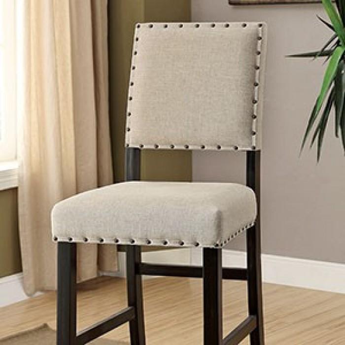 Sania II Antique Black Bar Chair (2/CTN) - Premium Dining Chair from FOA East - Just $304.20! Shop now at Furniture Wholesale Plus  We are the best furniture store in Nashville, Hendersonville, Goodlettsville, Madison, Antioch, Mount Juliet, Lebanon, Gallatin, Springfield, Murfreesboro, Franklin, Brentwood