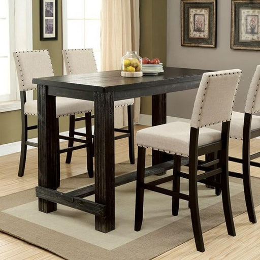 Sania II Antique Black Bar Table, Antique Black - Premium Dining Table from FOA East - Just $489.45! Shop now at Furniture Wholesale Plus  We are the best furniture store in Nashville, Hendersonville, Goodlettsville, Madison, Antioch, Mount Juliet, Lebanon, Gallatin, Springfield, Murfreesboro, Franklin, Brentwood