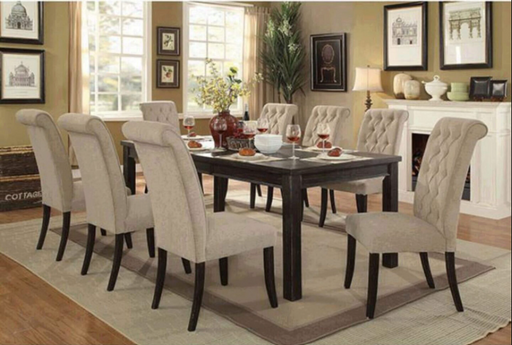 Sania III Antique Black, Ivory 9 Pc. Dining Table Set - Premium Dining Room Set from FOA East - Just $2096.25! Shop now at Furniture Wholesale Plus  We are the best furniture store in Nashville, Hendersonville, Goodlettsville, Madison, Antioch, Mount Juliet, Lebanon, Gallatin, Springfield, Murfreesboro, Franklin, Brentwood