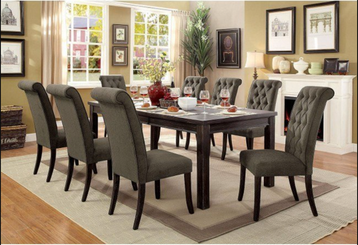 Sania III Antique Black, Gray 9 Pc. Dining Table Set - Premium Dining Room Set from FOA East - Just $2096.25! Shop now at Furniture Wholesale Plus  We are the best furniture store in Nashville, Hendersonville, Goodlettsville, Madison, Antioch, Mount Juliet, Lebanon, Gallatin, Springfield, Murfreesboro, Franklin, Brentwood