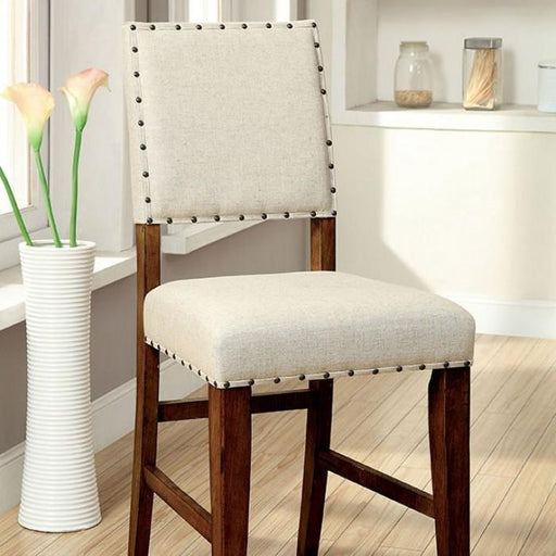SANIA Rustic Oak Counter Ht. Chair (2/CTN) - Premium Dining Chair from FOA East - Just $329.55! Shop now at Furniture Wholesale Plus  We are the best furniture store in Nashville, Hendersonville, Goodlettsville, Madison, Antioch, Mount Juliet, Lebanon, Gallatin, Springfield, Murfreesboro, Franklin, Brentwood