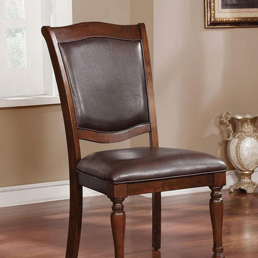Sylvana Brown Cherry/Espresso Side Chair (2/CTN) - Premium Dining Chair from FOA East - Just $280.80! Shop now at Furniture Wholesale Plus  We are the best furniture store in Nashville, Hendersonville, Goodlettsville, Madison, Antioch, Mount Juliet, Lebanon, Gallatin, Springfield, Murfreesboro, Franklin, Brentwood