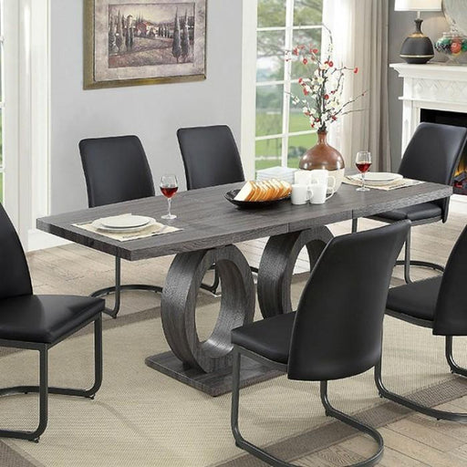 Saskia Gray Dining Table - Premium Dining Table from FOA East - Just $865.80! Shop now at Furniture Wholesale Plus  We are the best furniture store in Nashville, Hendersonville, Goodlettsville, Madison, Antioch, Mount Juliet, Lebanon, Gallatin, Springfield, Murfreesboro, Franklin, Brentwood