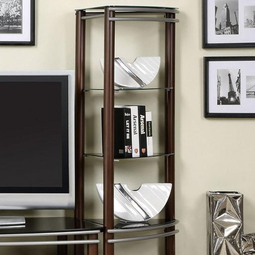 Silver Creek Brown/Silver 2 Pc. Pier Shelves (1 Pair) - Premium Bookcase from FOA East - Just $585! Shop now at Furniture Wholesale Plus  We are the best furniture store in Nashville, Hendersonville, Goodlettsville, Madison, Antioch, Mount Juliet, Lebanon, Gallatin, Springfield, Murfreesboro, Franklin, Brentwood