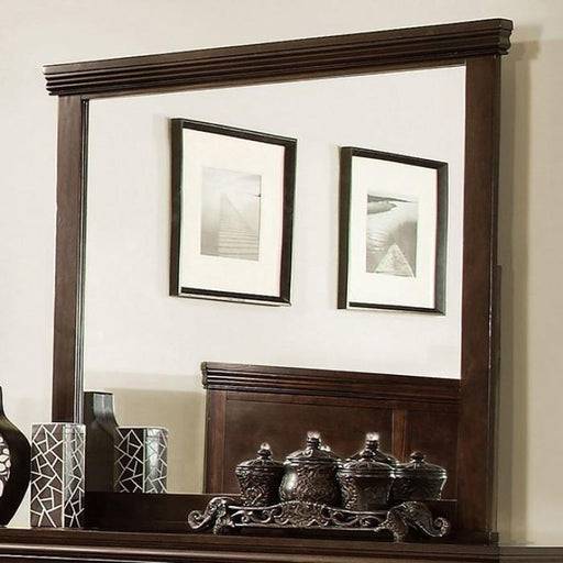 Spruce Brown Cherry Mirror - Premium Mirror from FOA East - Just $142.35! Shop now at Furniture Wholesale Plus  We are the best furniture store in Nashville, Hendersonville, Goodlettsville, Madison, Antioch, Mount Juliet, Lebanon, Gallatin, Springfield, Murfreesboro, Franklin, Brentwood