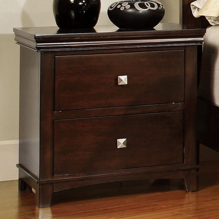 Spruce Brown Cherry Night Stand - Premium Nightstand from FOA East - Just $185.25! Shop now at Furniture Wholesale Plus  We are the best furniture store in Nashville, Hendersonville, Goodlettsville, Madison, Antioch, Mount Juliet, Lebanon, Gallatin, Springfield, Murfreesboro, Franklin, Brentwood