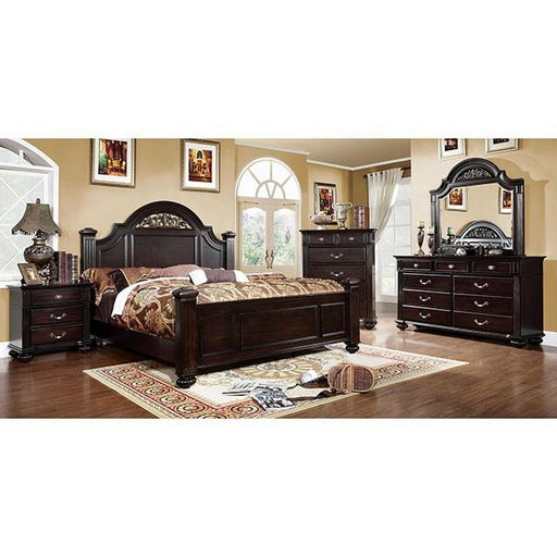 Syracuse Dark Walnut 5 Pc. Queen Bedroom Set w/ 2NS - Premium Bedroom Set from FOA East - Just $2813.85! Shop now at Furniture Wholesale Plus  We are the best furniture store in Nashville, Hendersonville, Goodlettsville, Madison, Antioch, Mount Juliet, Lebanon, Gallatin, Springfield, Murfreesboro, Franklin, Brentwood
