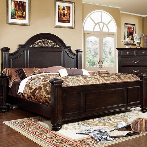 Syracuse Dark Walnut Queen Bed - Premium Bed from FOA East - Just $961.35! Shop now at Furniture Wholesale Plus  We are the best furniture store in Nashville, Hendersonville, Goodlettsville, Madison, Antioch, Mount Juliet, Lebanon, Gallatin, Springfield, Murfreesboro, Franklin, Brentwood