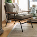 Santiago Light Brown/Dark Oak Accent Chair - Premium Accent Chair from FOA East - Just $585! Shop now at Furniture Wholesale Plus  We are the best furniture store in Nashville, Hendersonville, Goodlettsville, Madison, Antioch, Mount Juliet, Lebanon, Gallatin, Springfield, Murfreesboro, Franklin, Brentwood