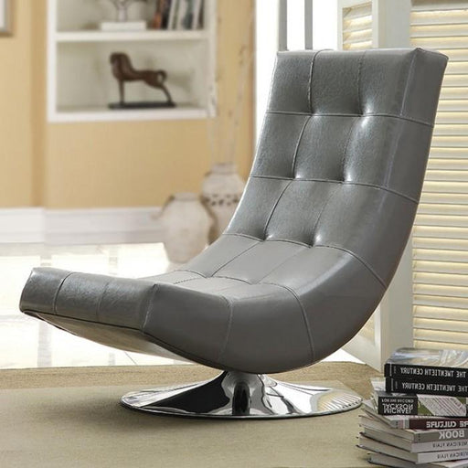 Trinidad Gray Swivel Accent Chair - Premium Accent Chair from FOA East - Just $351! Shop now at Furniture Wholesale Plus  We are the best furniture store in Nashville, Hendersonville, Goodlettsville, Madison, Antioch, Mount Juliet, Lebanon, Gallatin, Springfield, Murfreesboro, Franklin, Brentwood