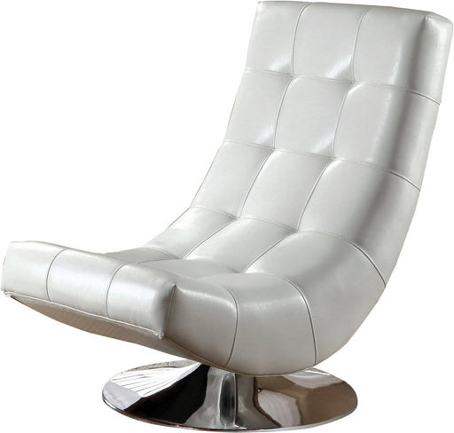 Trinidad White Swivel Accent Chair - Premium Accent Chair from FOA East - Just $351! Shop now at Furniture Wholesale Plus  We are the best furniture store in Nashville, Hendersonville, Goodlettsville, Madison, Antioch, Mount Juliet, Lebanon, Gallatin, Springfield, Murfreesboro, Franklin, Brentwood