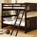 Spring Creek Dark Walnut Full/Full Bunk Bed - Premium Bunk Bed from FOA East - Just $891.15! Shop now at Furniture Wholesale Plus  We are the best furniture store in Nashville, Hendersonville, Goodlettsville, Madison, Antioch, Mount Juliet, Lebanon, Gallatin, Springfield, Murfreesboro, Franklin, Brentwood