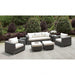 Somani Light Gray Wicker/Ivory Cushion Sofa+2 Chairs+2 End Tables+2 Small Ottomans - Premium Living Room Set from FOA East - Just $3088.80! Shop now at Furniture Wholesale Plus  We are the best furniture store in Nashville, Hendersonville, Goodlettsville, Madison, Antioch, Mount Juliet, Lebanon, Gallatin, Springfield, Murfreesboro, Franklin, Brentwood
