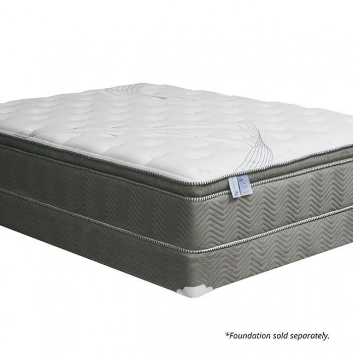 STORMIN White/Gray 13" Euro Pillow Top Mattress, Cal.King - Premium Mattress from FOA East - Just $1454.70! Shop now at Furniture Wholesale Plus  We are the best furniture store in Nashville, Hendersonville, Goodlettsville, Madison, Antioch, Mount Juliet, Lebanon, Gallatin, Springfield, Murfreesboro, Franklin, Brentwood