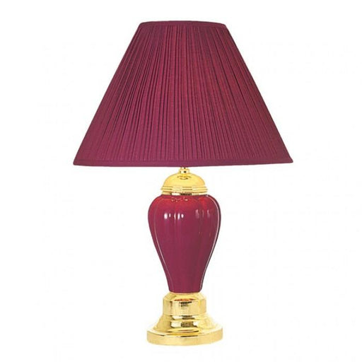SCARLETT Burgundy Table Lamp (6/CTN) - Premium Table Lamp from FOA East - Just $208.65! Shop now at Furniture Wholesale Plus  We are the best furniture store in Nashville, Hendersonville, Goodlettsville, Madison, Antioch, Mount Juliet, Lebanon, Gallatin, Springfield, Murfreesboro, Franklin, Brentwood