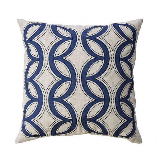 Teri Natural/Indigo 20" X 20" Pillow, Natural & Indigo (2/CTN) - Premium Pillow from FOA East - Just $89.70! Shop now at Furniture Wholesale Plus  We are the best furniture store in Nashville, Hendersonville, Goodlettsville, Madison, Antioch, Mount Juliet, Lebanon, Gallatin, Springfield, Murfreesboro, Franklin, Brentwood