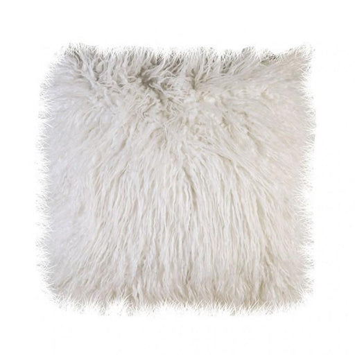 Sheri White 20" X 20" Pillow, Shaggy White (2/CTN) - Premium Pillow from FOA East - Just $89.70! Shop now at Furniture Wholesale Plus  We are the best furniture store in Nashville, Hendersonville, Goodlettsville, Madison, Antioch, Mount Juliet, Lebanon, Gallatin, Springfield, Murfreesboro, Franklin, Brentwood
