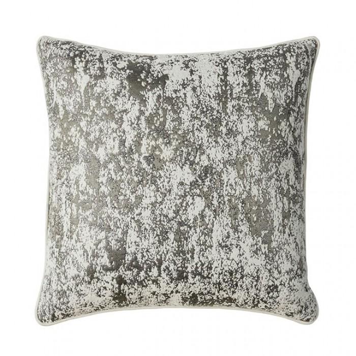 Snow Silver 20" X 20" Pillow, Silver (2/CTN) - Premium Pillow from FOA East - Just $89.70! Shop now at Furniture Wholesale Plus  We are the best furniture store in Nashville, Hendersonville, Goodlettsville, Madison, Antioch, Mount Juliet, Lebanon, Gallatin, Springfield, Murfreesboro, Franklin, Brentwood