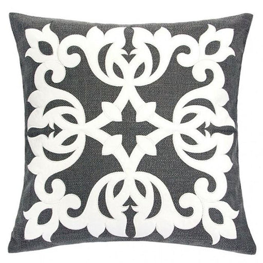Trudy Gray 20" X 20" Pillow, Gray - Premium Pillow from FOA East - Just $89.70! Shop now at Furniture Wholesale Plus  We are the best furniture store in Nashville, Hendersonville, Goodlettsville, Madison, Antioch, Mount Juliet, Lebanon, Gallatin, Springfield, Murfreesboro, Franklin, Brentwood