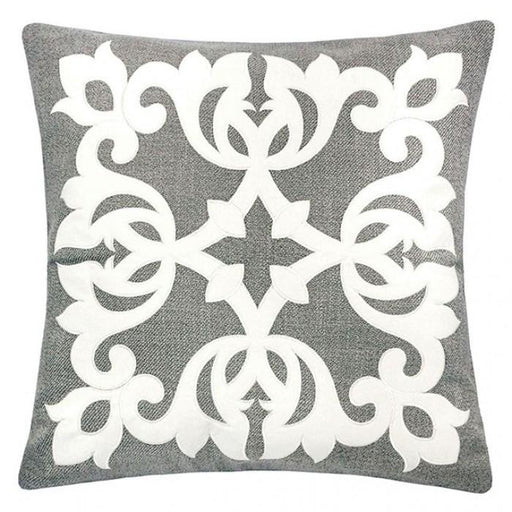 Trudy Silver 20" X 20" Pillow, Silver - Premium Pillow from FOA East - Just $89.70! Shop now at Furniture Wholesale Plus  We are the best furniture store in Nashville, Hendersonville, Goodlettsville, Madison, Antioch, Mount Juliet, Lebanon, Gallatin, Springfield, Murfreesboro, Franklin, Brentwood