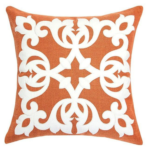 Trudy Orange 20" X 20" Pillow, Spice - Premium Pillow from FOA East - Just $89.70! Shop now at Furniture Wholesale Plus  We are the best furniture store in Nashville, Hendersonville, Goodlettsville, Madison, Antioch, Mount Juliet, Lebanon, Gallatin, Springfield, Murfreesboro, Franklin, Brentwood